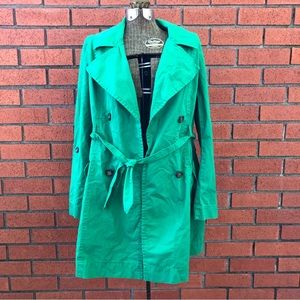 New Old Navy Green Trench Coat